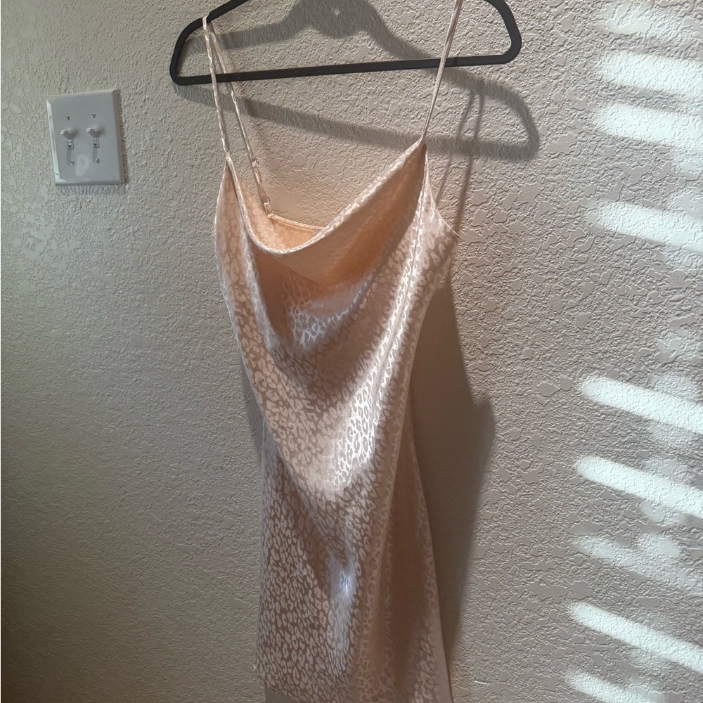 Audrey 3+1 Cream Patterned Dress